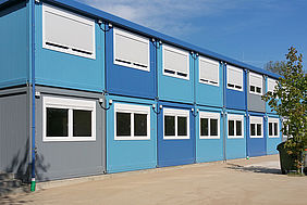 Containeranlage Flüchtlingsheim Hannover Knauss Raumsysteme