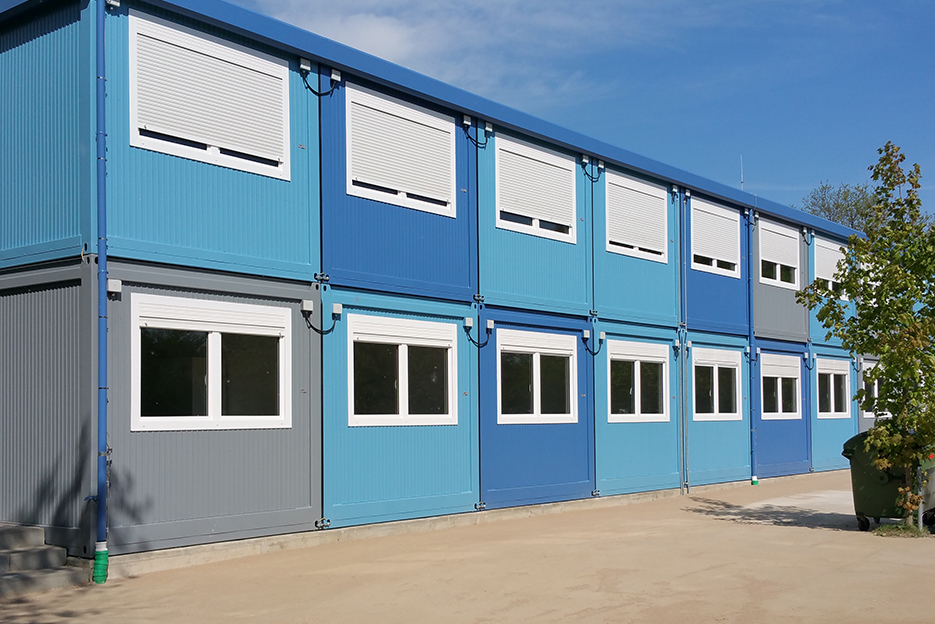 Containeranlage Flüchtlingsheim Hannover Knauss Raumsysteme
