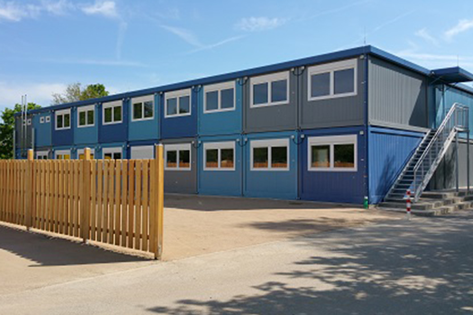 Knauss Containeranlage Flüchtlingsheim bei Hannover