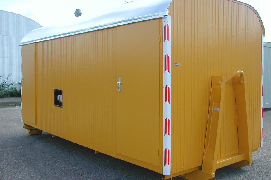 Container Absetzer 5 m Abrollrahmen Knauss Raumsysteme