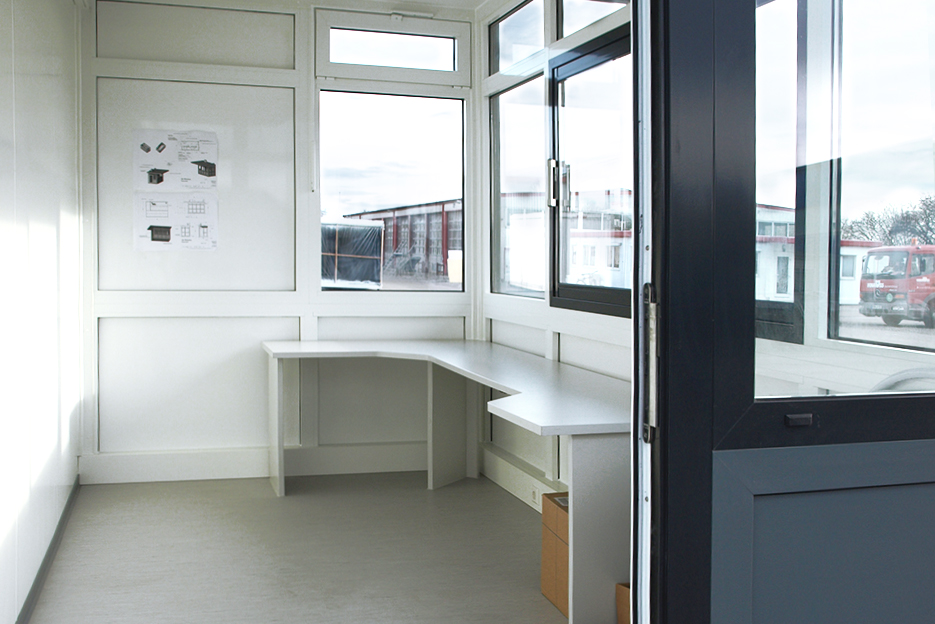 Spezial-Container Pförtnerhaus Waage Knauss Raumsysteme