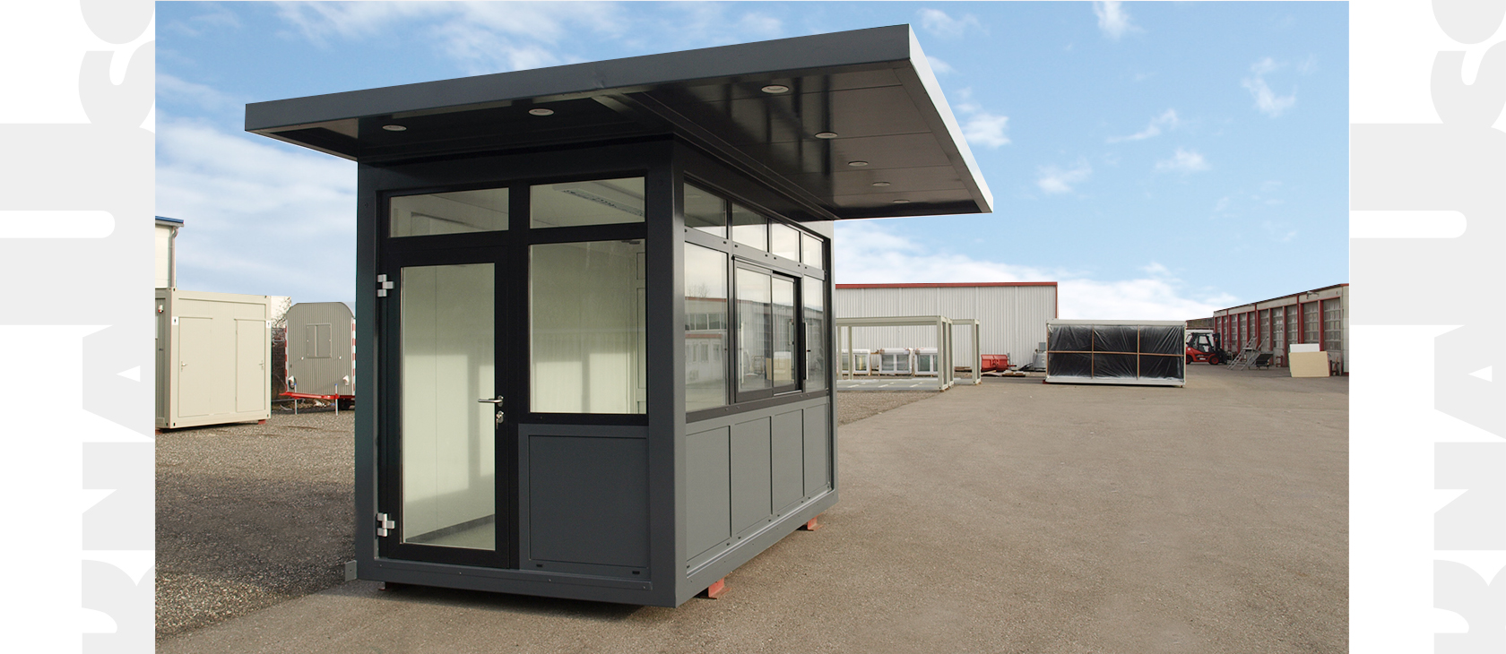 Spezialcontainer Pförtnerhaus Knauss Raumsysteme