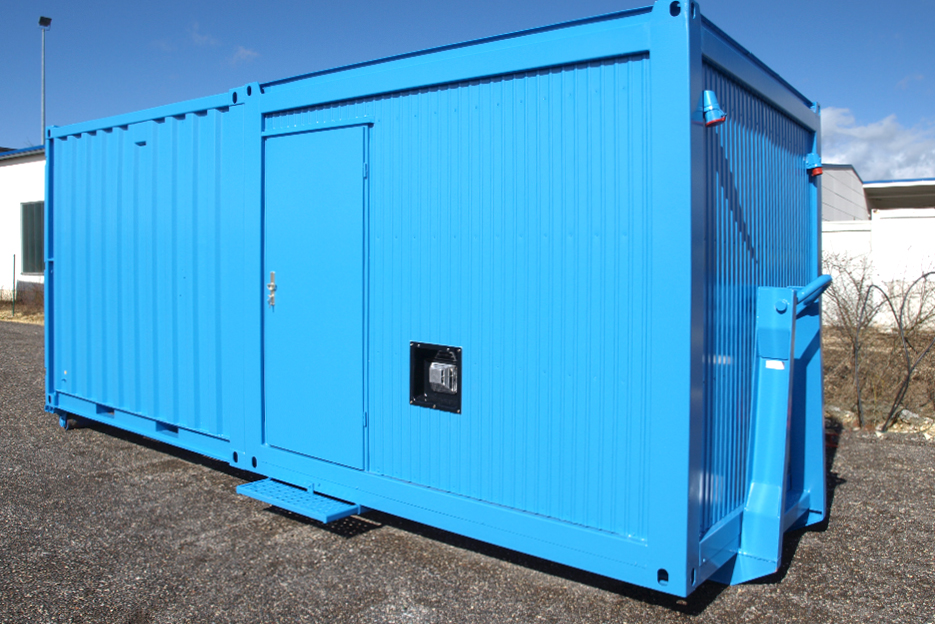 Standard Kombi-Abrollcontainer Knauss Raumsysteme