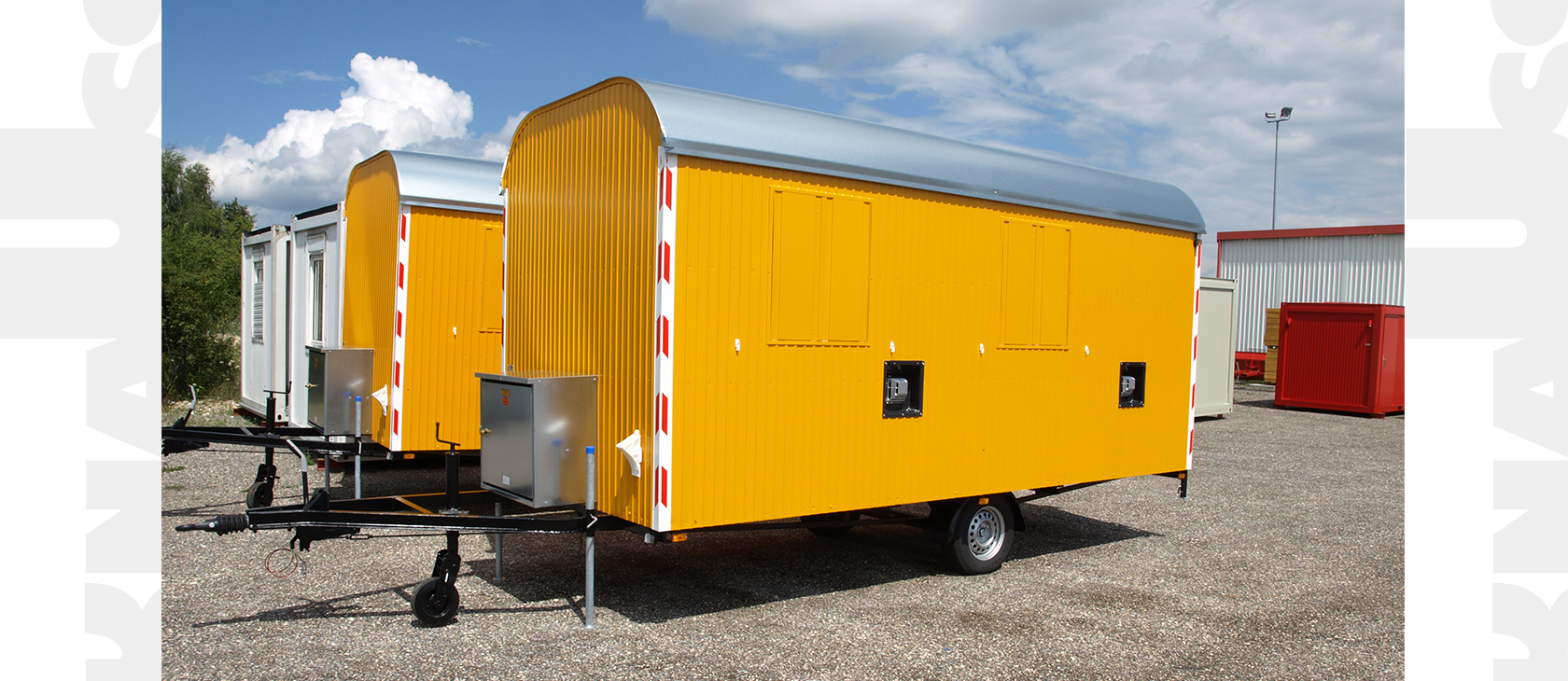 Container Bauwagen Schnellläufer Knauss Raumsysteme